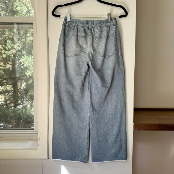 Rag & Bone Miramar Wide Leg Pants Sweatpant Jeans in Albee Blue XS - Picture 6 of 12